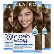 Clairol Nice'n Easy front packaging showing product and shade for accurate selection