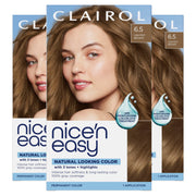 Clairol Nice'n Easy front packaging showing shade and benefits