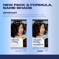 Clairol kit contents laid out showing applicator and developer