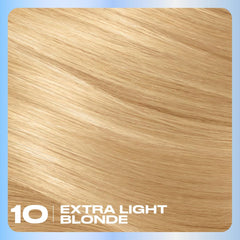 Close-up of hair texture after Clairol Nice'n Easy for smoother finish