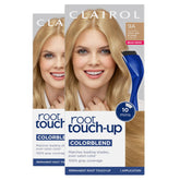 Clairol root touch-up front packaging showing kit and shade benefits