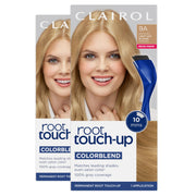 Clairol root touch-up front packaging showing kit and shade benefits