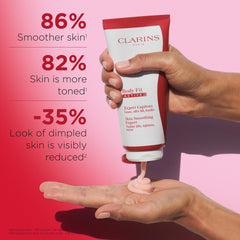 CLARINS creamy gel-cream texture close-up highlighting fast absorption