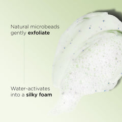 CLARINS applying cleanser to face and neck for thorough removal