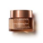 CLARINS front jar shot showing product branding and firming benefit