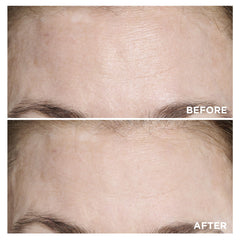 Clarins close-up of micro-pearls highlighting blur effect on pores
