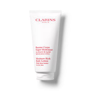 Clarins front packaging showing product and benefits