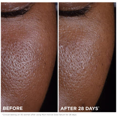 Clarins close-up of serum texture highlighting smooth application and light finish