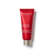 CLARINS front packaging showing tube and branding, communicates premium care