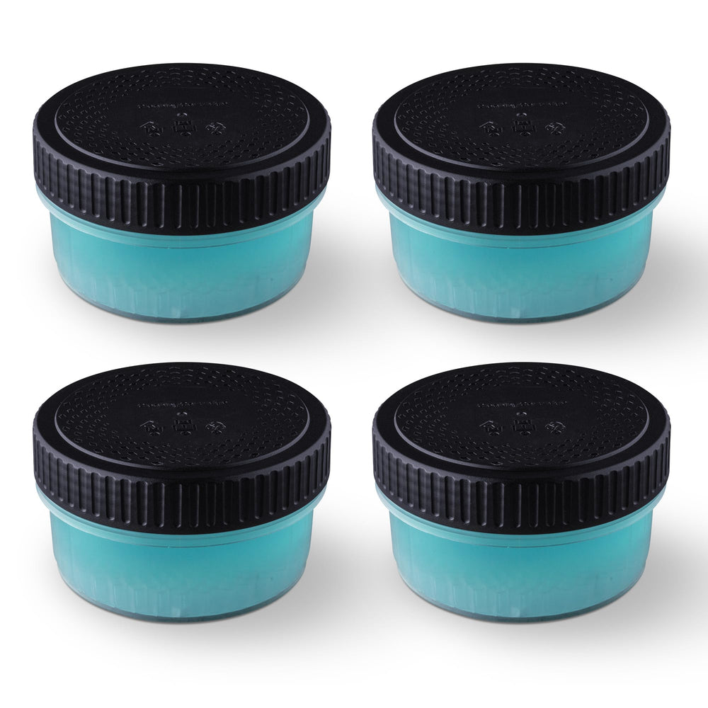 Clark Shaving Co. cartridge front packaging showing brand and 4-pack benefit