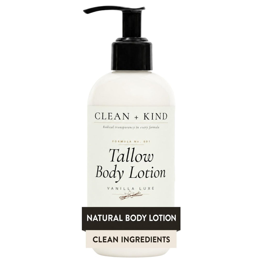 Clean + Kind front jar view showing label and vanilla scent benefit