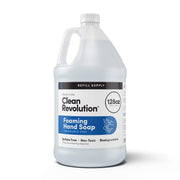 Clean Revolution front label showing unscented refill and benefits