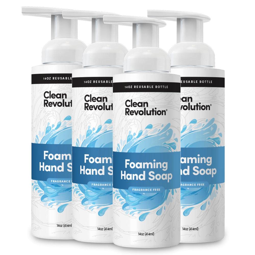 Clean Revolution front label showing product information and unscented benefit