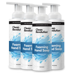 Clean Revolution front label showing product information and unscented benefit
