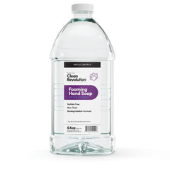 Clean Revolution front label showing lavender scent and refill benefit