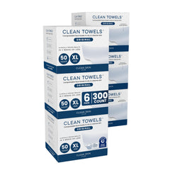 Clean Skin Club front packaging showing 6-pack, easy storage benefit