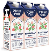 Cleancult refill front packaging showing eco paper pack and clear branding for sustainability