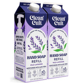 Cleancult front packaging showing wild lavender refill and eco benefits