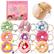 Clear and Fresh front packaging showing nine donut bath bombs and gift-ready box, playful appeal