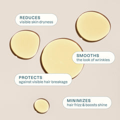 Cliganic jojoba oil pouring to show smooth cold-pressed texture and absorbency
