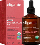 Cliganic bottle front view showing label and clean organic packaging benefits