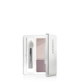 Clinique compact front view showing brand and sleek packaging for easy travel