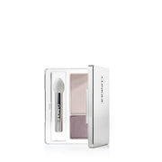 Clinique compact front view showing brand and sleek packaging for easy travel