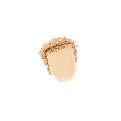 Clinique close-up of powder pan showing smooth finish and buildable pigmentation benefit: flawless application