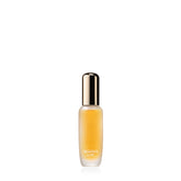 Clinique Aromatics Elixir front packaging showing iconic bottle and compact size benefit