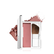 Clinique Blushing Blush Berry Delight compact front view showing shade and packaging benefit: easy identification and travel-ready