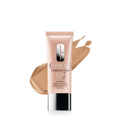 Clinique CC Cream front tube showing brand and shade, clear product identity and benefit