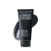 Clinique charcoal face wash front packaging showing product benefits