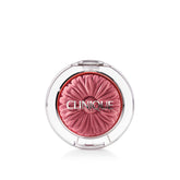 Clinique front compact showing Pink Pop shade and neat packaging benefit portability