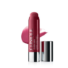 Clinique front view of chubby cream blush stick showing color and tube for quick application