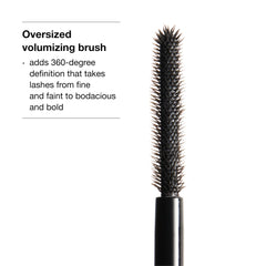 Clinique applying mascara on model lashes for visible volume and length