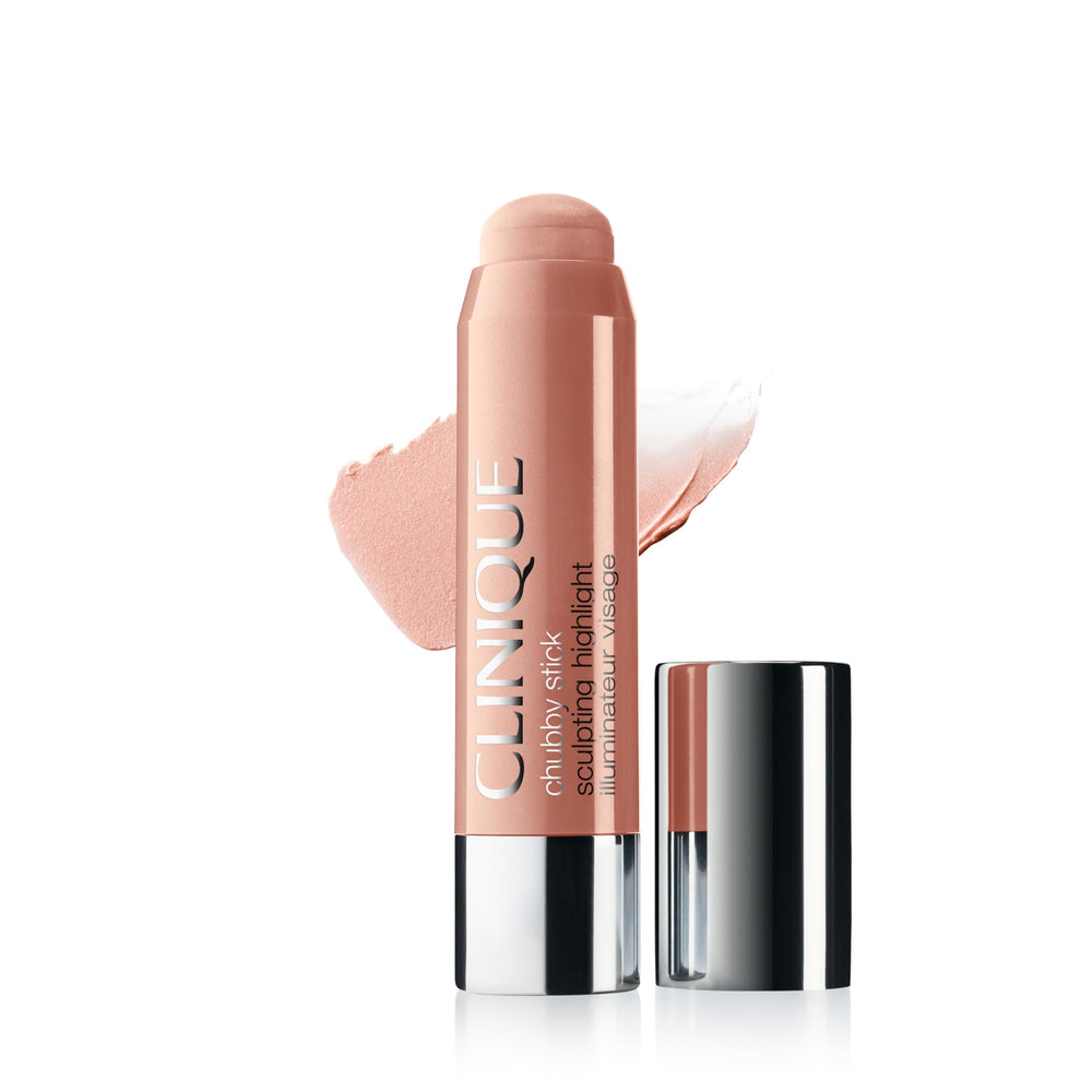 Clinique chubby stick front view showing sleek packaging and easy application benefit
