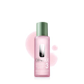 Clinique bottle front view showing clarifying lotion benefit for clearer skin