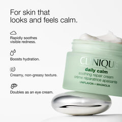 Clinique open jar texture close-up highlighting smooth non-greasy finish