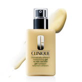 Clinique dramatically different gel front packaging showing bottle and label, clear indication of oil-free hydration