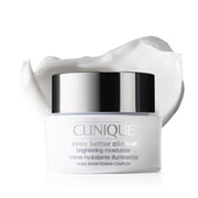 Clinique jar front view showing product and brightening benefit