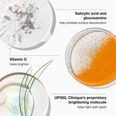 Dispensing Clinique moisturizer swatch demonstrating smooth application