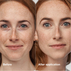 Clinique multiple foundation swatches on arm demonstrating shade range and matching benefit