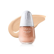 Clinique front bottle ivory shade showing shade and matte benefit