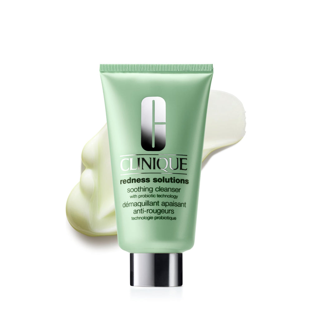 Clinique front tube cleanser showing clean packaging and brand reassurance