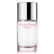 Clinique Happy Heart front bottle view showing elegant design and easy application benefit
