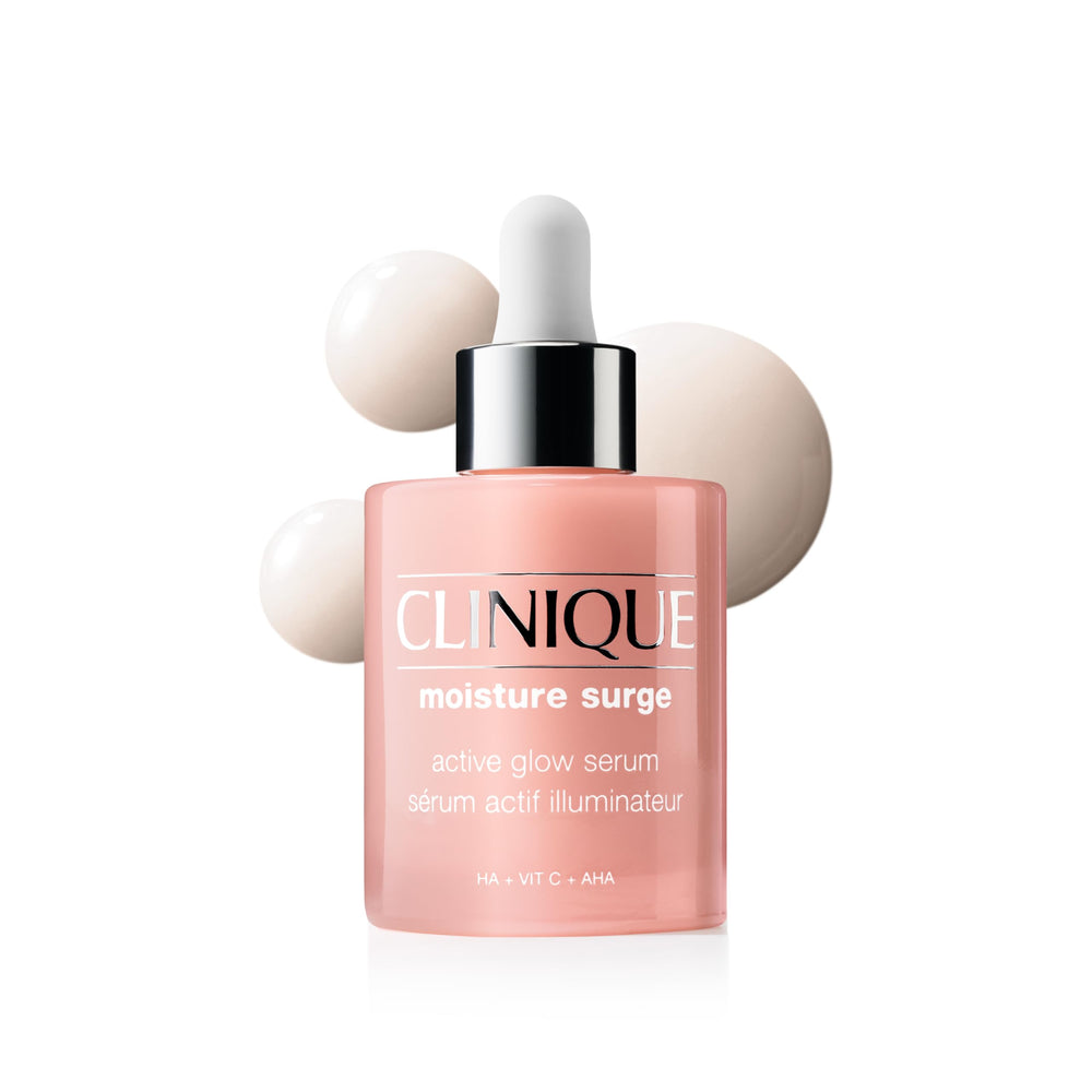 Clinique front bottle showing serum packaging and clear brand benefit
