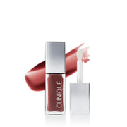 Clinique front packaging showing Nude Honey tint and sleek tube benefit: quick recognition