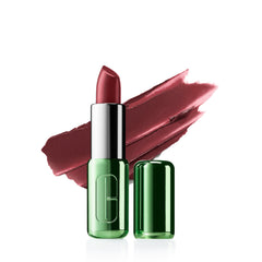 Clinique Pop Longwear front view showing tube and shade, vivid long-lasting color
