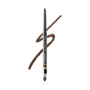 Clinique Quickliner front view showing the Dark Chocolate pencil and twist-up design for easy application