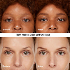 Clinique Quickliner showing hairlike texture and natural blending benefit